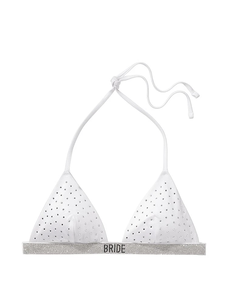 Bride Shine Triangle Bikini Top