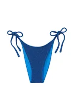 Shimmer Side-Tie Brazilian Bikini Bottom