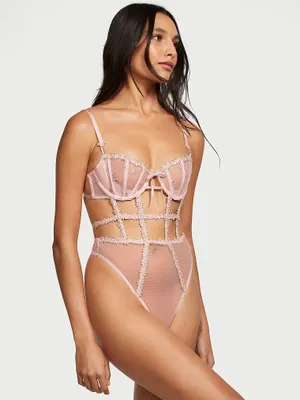 Wicked Unlined Lace-Up Teddy