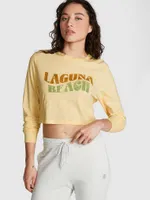 Premium Cotton Cropped Long-Sleeve T-Shirt