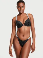 Shine Strap Bombshell Push-Up Bikini Top