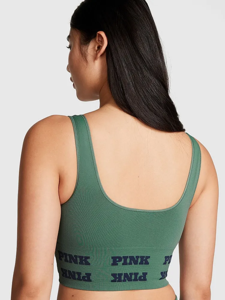 Seamless Logo Sports Bra