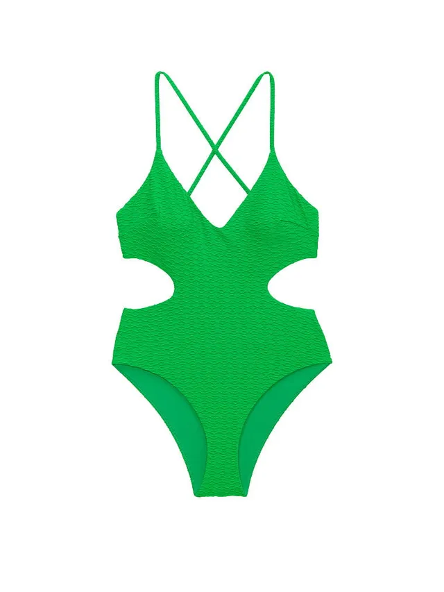 Vs Cut-Out Cheeky One-Piece Swimsuit