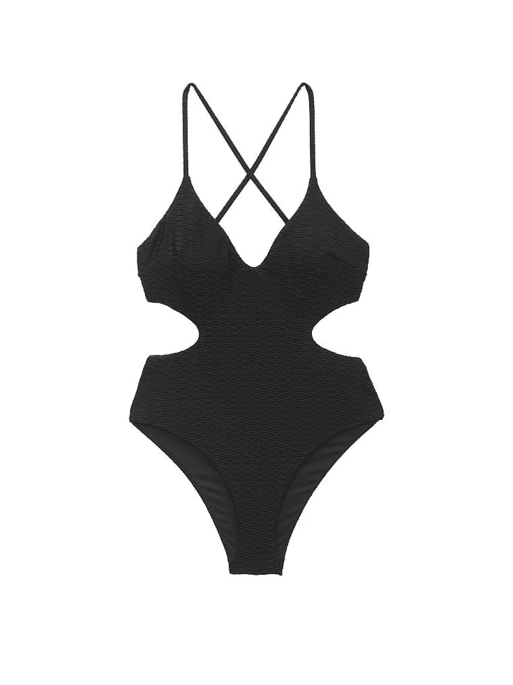 Cut-Out Cheeky One-Piece Swimsuit