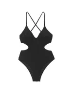 Cut-Out Cheeky One-Piece Swimsuit
