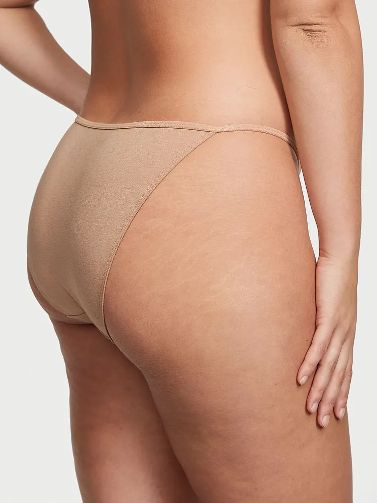 Stretch Cotton String Tanga Panty