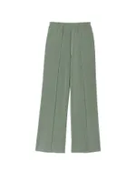 Featherweight Knit Wide-Leg Pants