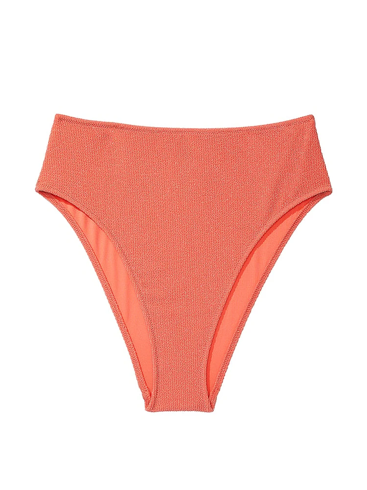 High-Waist Cheeky Bikini Bottom