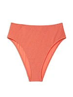 High-Waist Cheeky Bikini Bottom