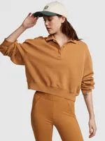 Ivy Fleece Polo Sweatshirt