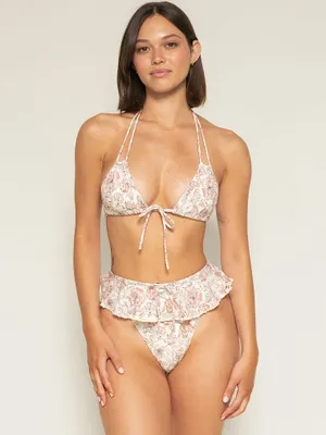 Euro Bows Cotton Bikini Top