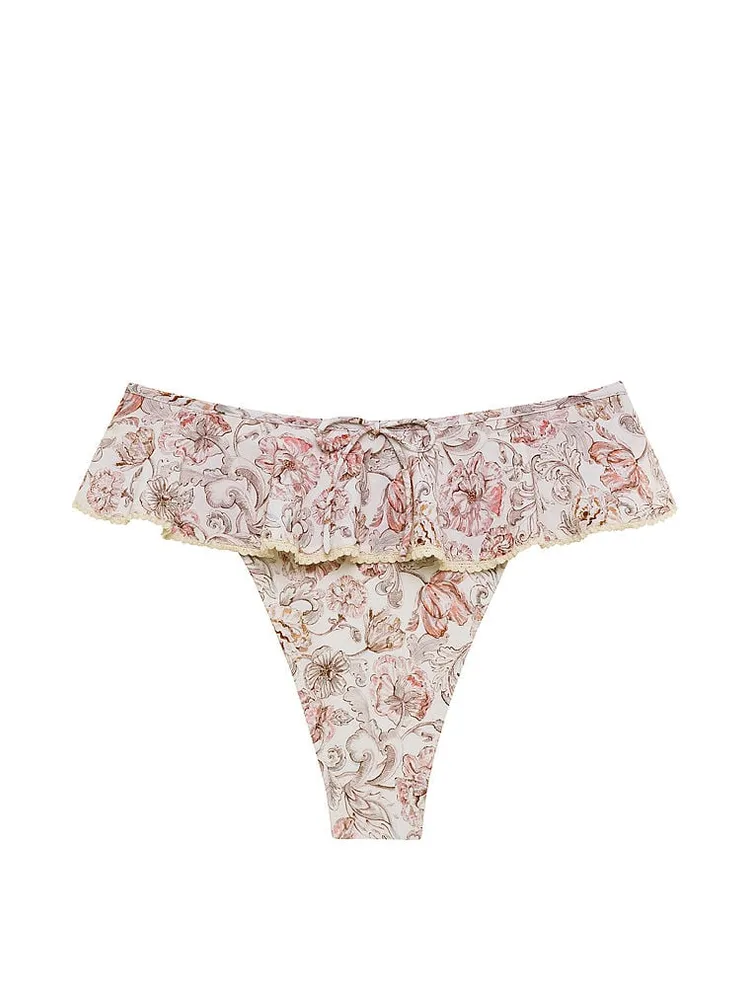 Tamarindo Ruffle Cotton Bikini Bottom