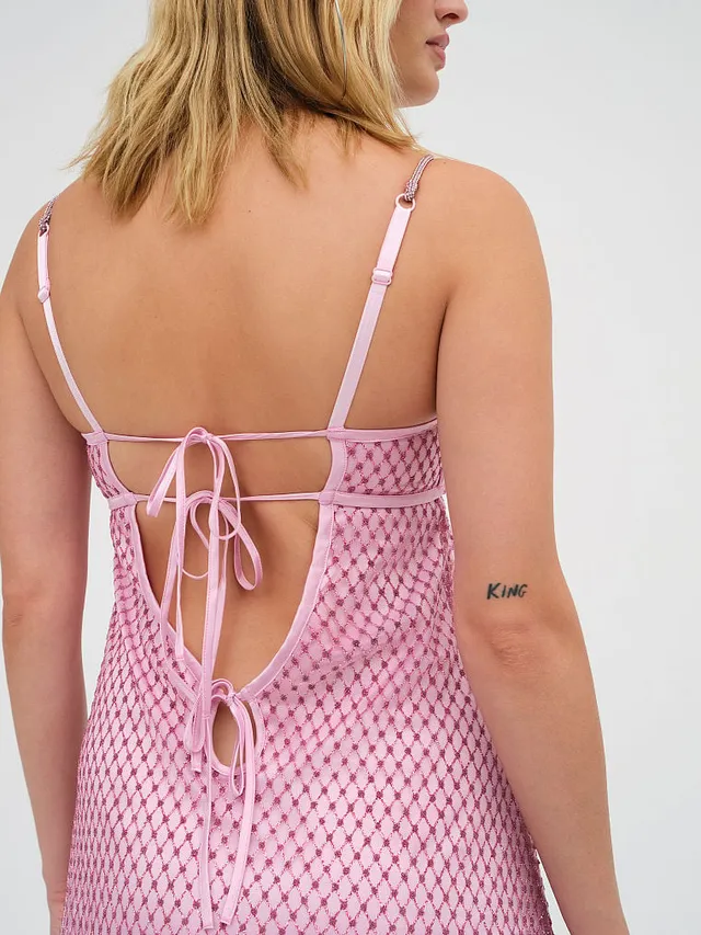 glitter heart slip dress Feelin Lovesick Slip Dress main image 1