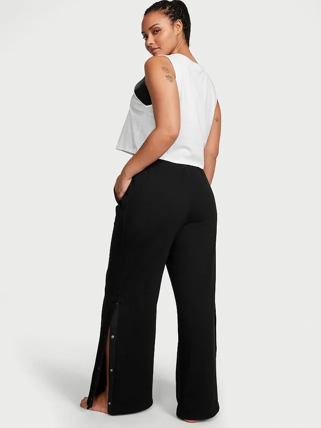 Organic Cotton French Terry Wide Leg Pants