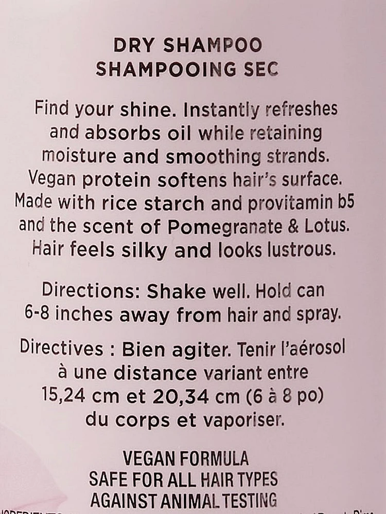 Soft Shine Dry Shampoo