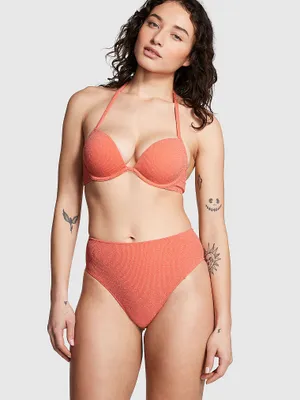 High-Waist Cheeky Bikini Bottom