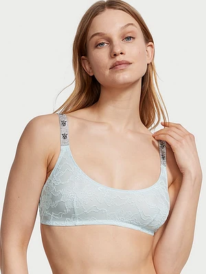 Shine Strap Lace Scoop Bralette