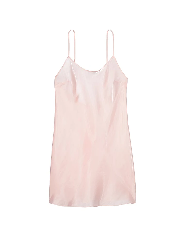 Organza Mini Slip Dress