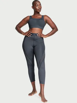 VS Essential Fine Lines Mesh Lace-Up Leggings