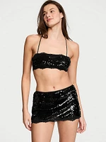 Sequin Bralette & Mini Skirt Set