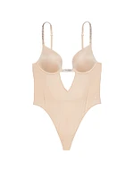 Open Plunge Convertible Shine Bodysuit