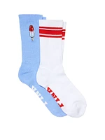 2-Pack Crew Socks