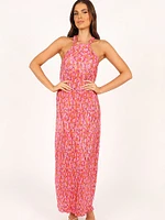 Melody Plisse Halter Maxi