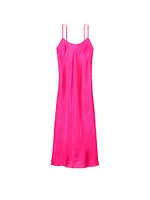 Organza Midi Slip Dress