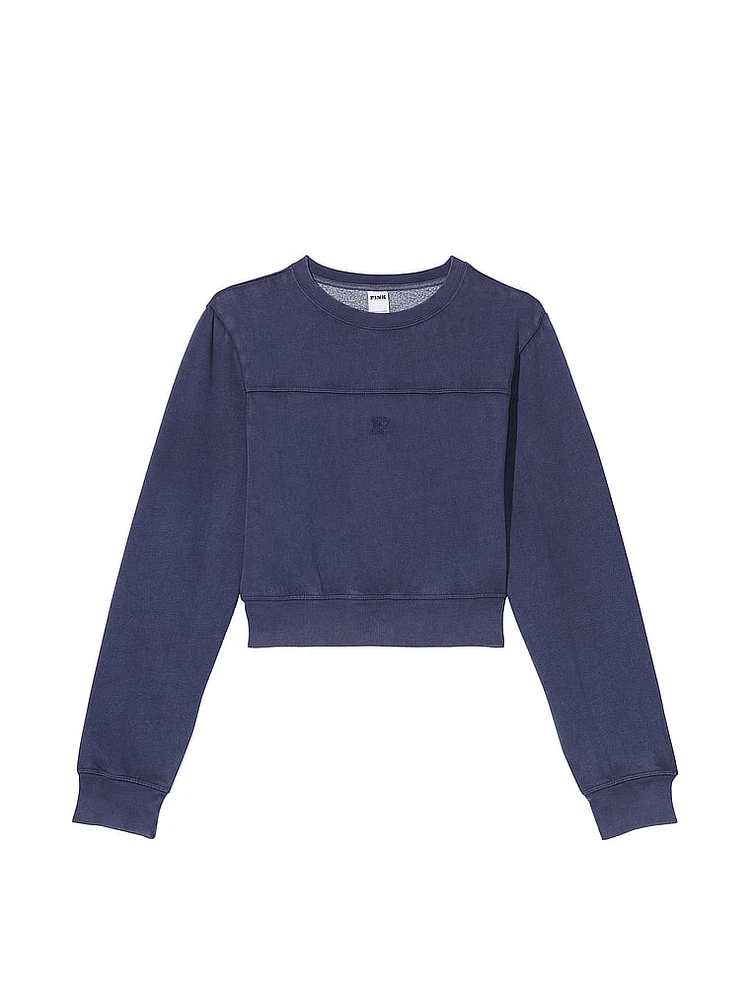 Ivy Fleece Yoke Seam Crew Sweatshirt