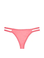 Wink Lace-Trim Strappy Thong Panty