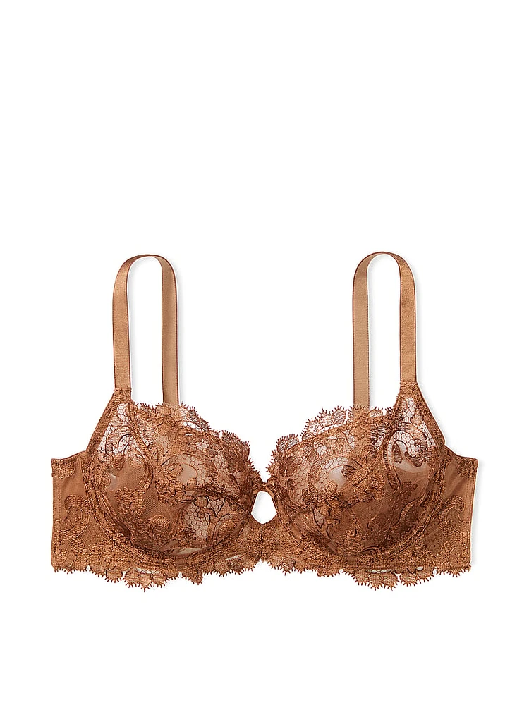 Wicked Unlined Floral Embroidery Full-Cup Bra