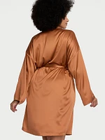 Satin Midi Robe