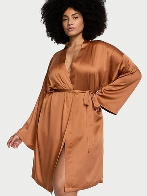 Satin Midi Robe