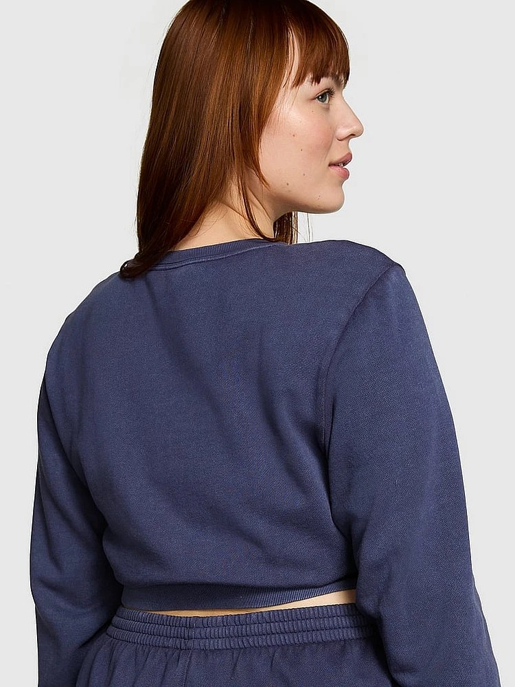 Ivy Fleece Yoke Seam Crew Sweatshirt