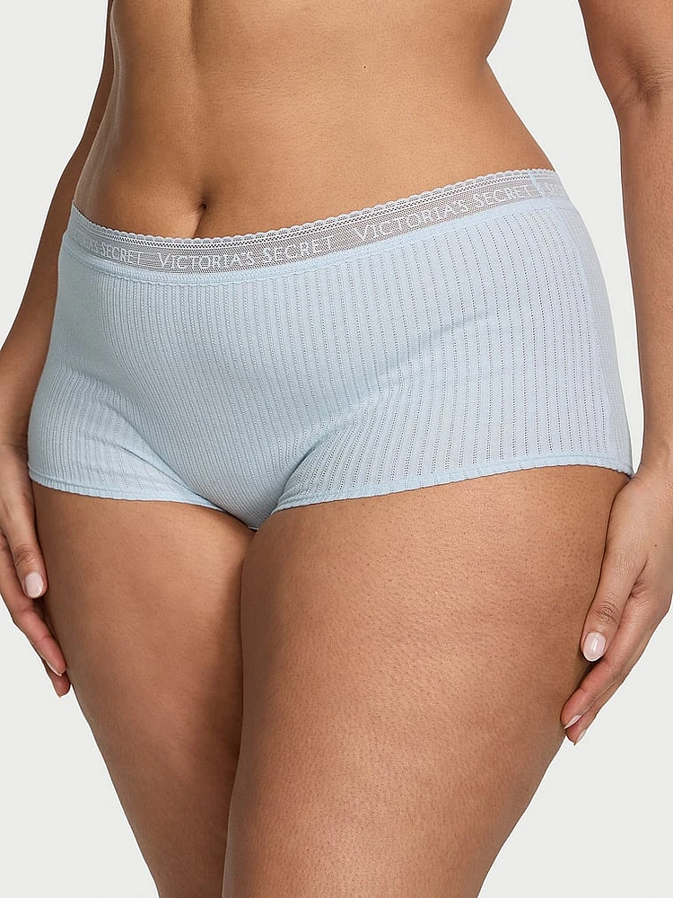 Logo Cotton Shortie Panty