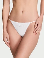 Stretch Cotton V-String Panty