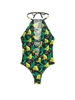 VS Archives Swim Strappy High-Neck One-Piece Swimsuit