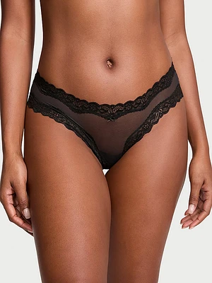 Tease Lace-Trim Cheeky Panty