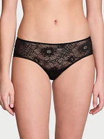 Shimmer Lace Lace-Up Cheeky Panty