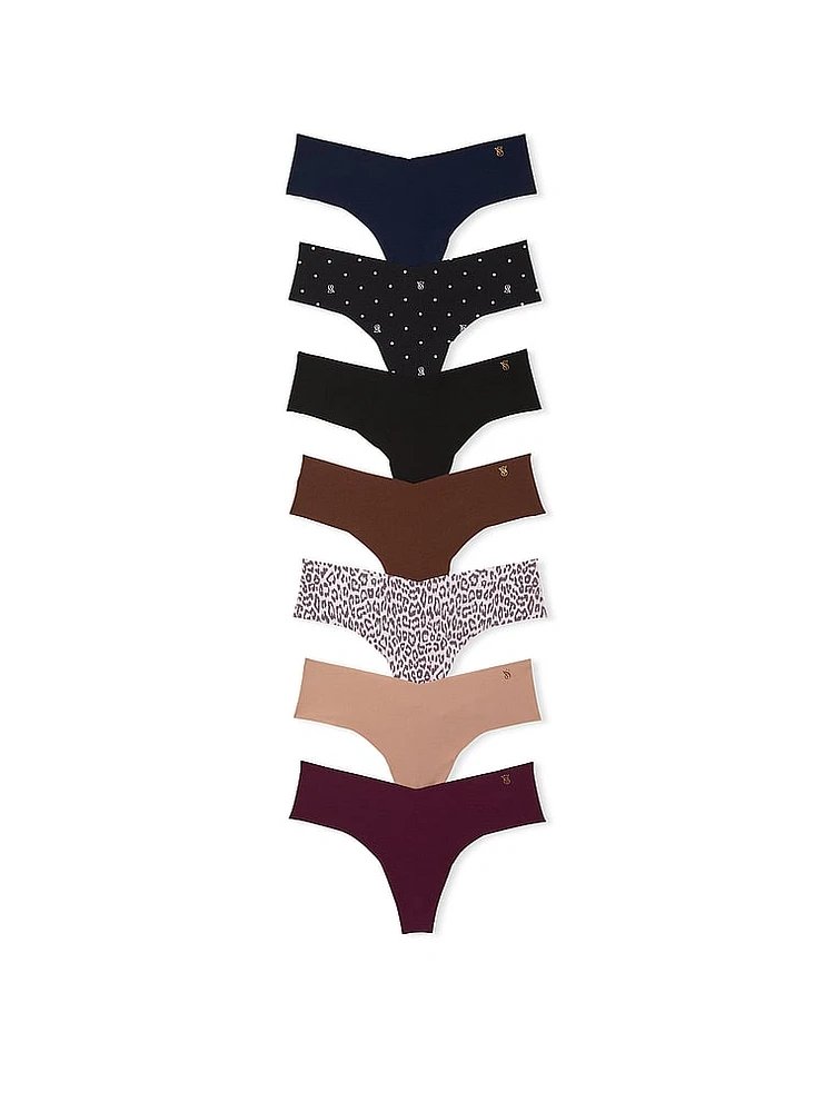 5-Pack No-Show Thong Panties