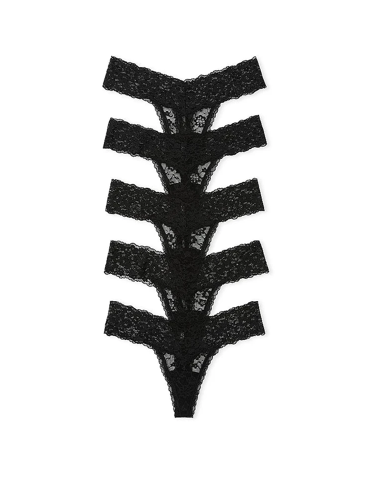 7-Pack Lace Thong Panties