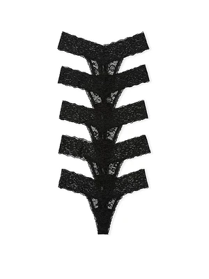 5-Pack Lace Thong Panties