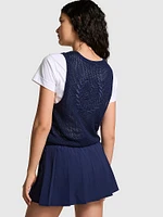Cambridge Knit Cropped Vest