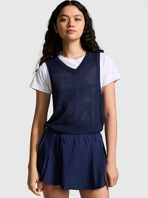 Cambridge Knit Cropped Vest