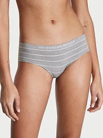 Seamless Lace-Trim Hiphugger Panty