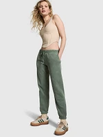 Ivy Fleece Slim Low-Rise Sweatpants