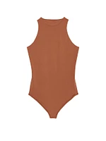 Base Stretch High-Neck Bodysuit