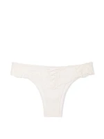 Boho Floral Embroidery Brazilian Panty