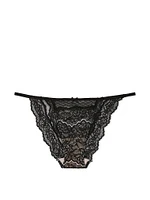 Lace & Mesh String Bikini Panty