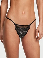 Lace & Mesh String Bikini Panty